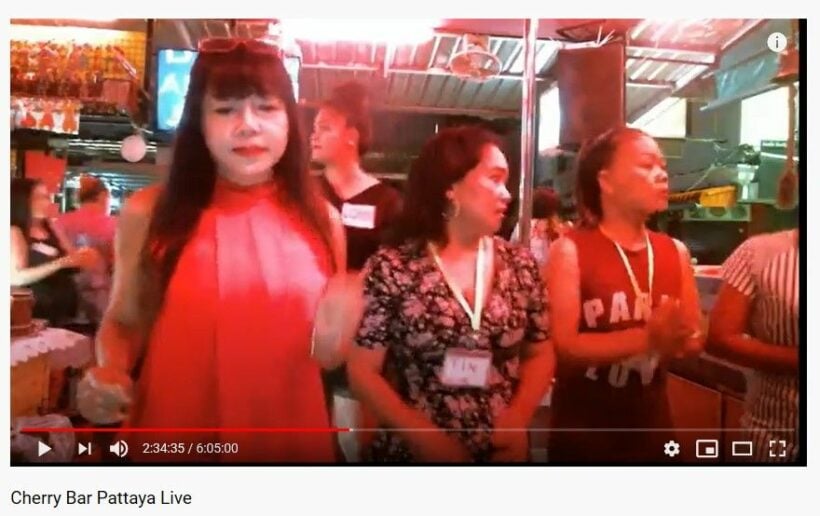 Pattaya bars making money from live streaming for customers overseas – VIDEO