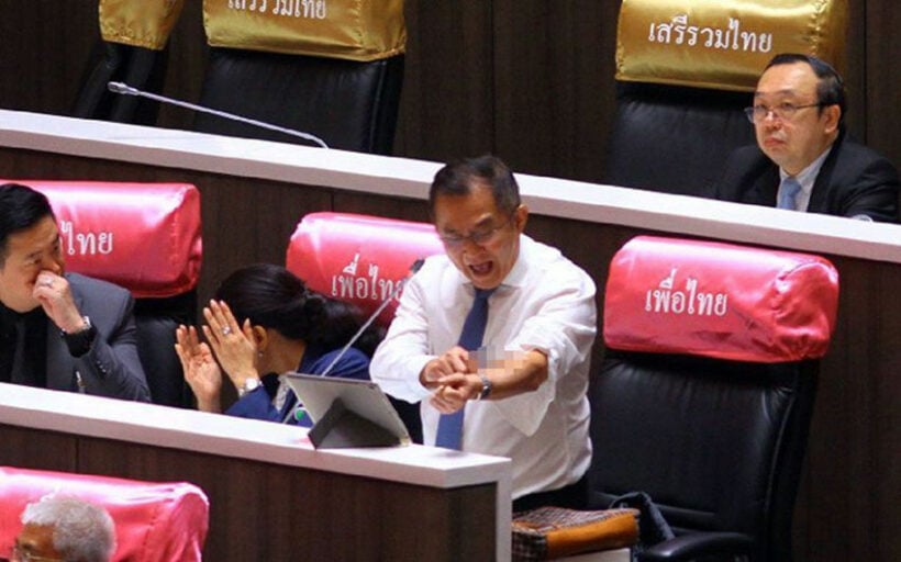 Opposition MP slashes his arm in protest at treatment of anti-government activists