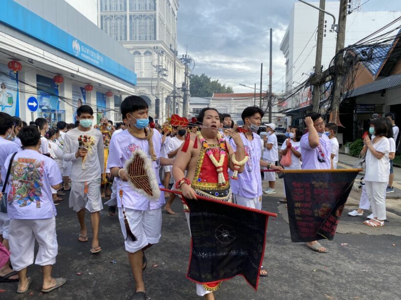 Phuket’s annual Vegetarian Festival lowers flags, spirits return to the heavens