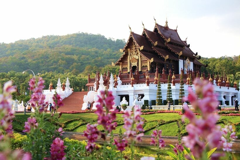 Tourists flock to Chiang Mai Royal Park Rajapruek over the long weekend