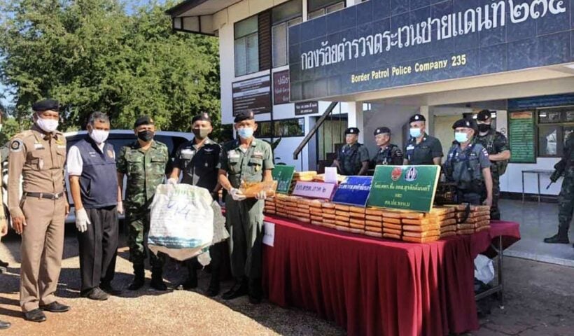 Half a tonne of high grade compressed marijuana seized in NE Thailand