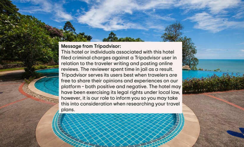 TripAdvisor slaps warning on Thailand’s ‘Sea View Resort & Spa’ review page