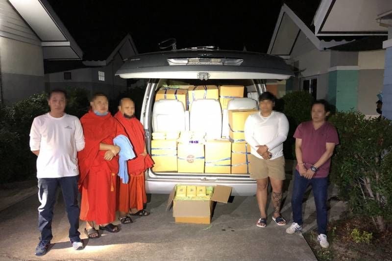 Monk arrested for alleged involvement in large methamphetamine delivery