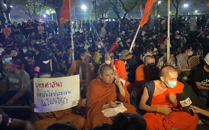 Monks prohibited from participating in political protests