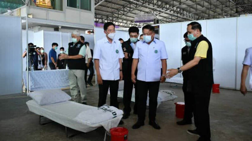 Officials in virus-hit Samut Sakhon put out urgent call for second field hospital