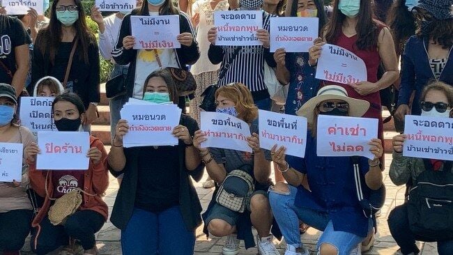 Massage workers in Pattaya call for reopening of spas and massages shops