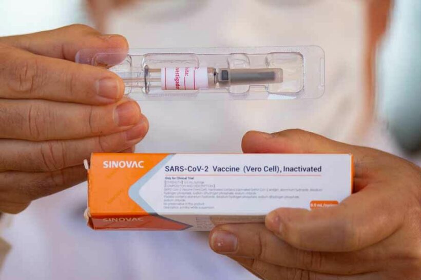 Almost 100,000 Sinovac doses delivered to Phuket for second round of jabs