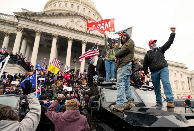 Violent pro-Trump mob invades US Capitol building during debate