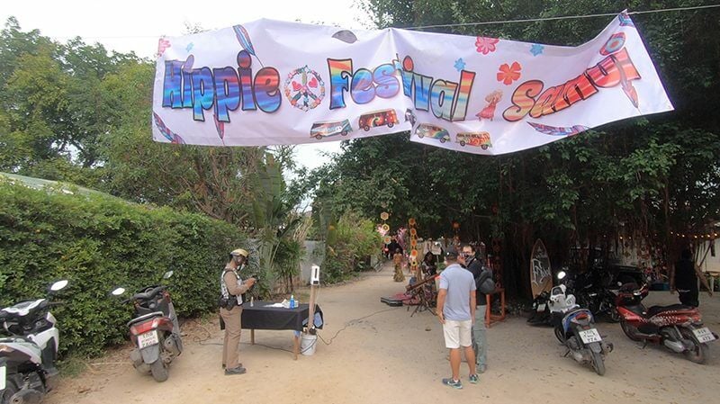 Police raid “Hippie Festival Samui,” arrest French musicians for allegedly working without a permit