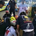 Pattaya driver injured after falling asleep at the wheel, plunging into ditch | Thaiger