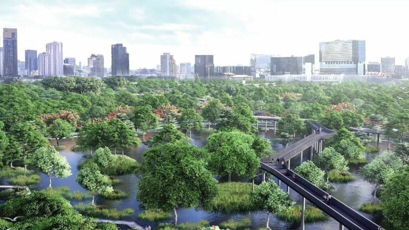 Bangkok's future is green, forest park project set to finish next year | News by Thaiger