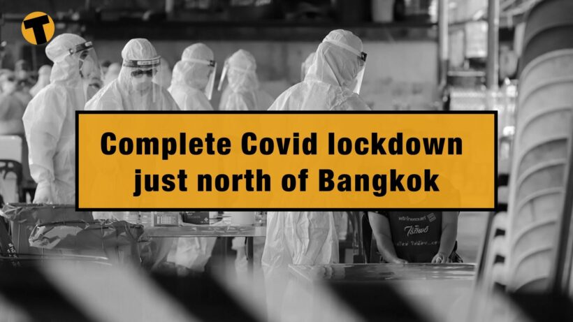 Covid lockdown in Pathum Thani district, just north of Bangkok | VIDEO