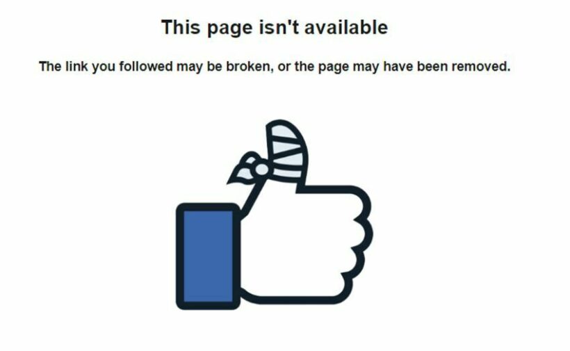 Facebook removes “information-influencing” pages linked to Thai military