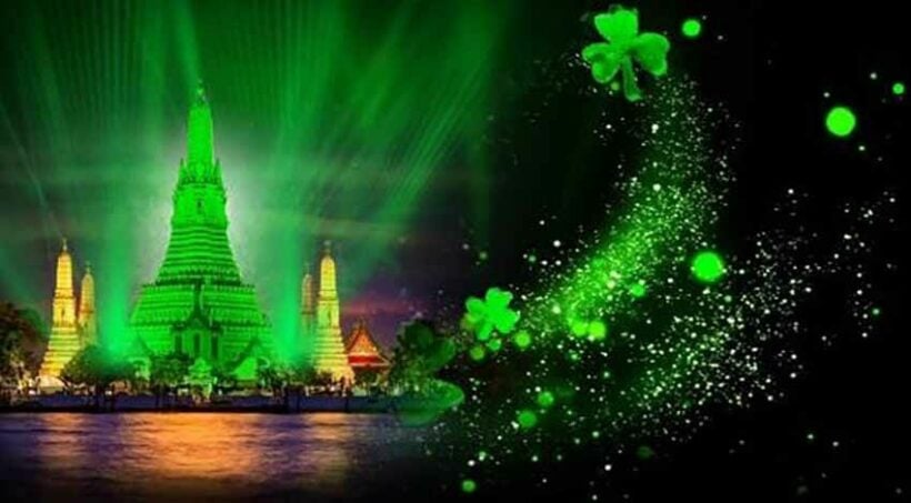 Bangkok’s Wat Arun to go green as part of St Patrick’s Day celebration