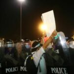 Anti-government Bangkok protest descends into scuffles between activists and police | Thaiger