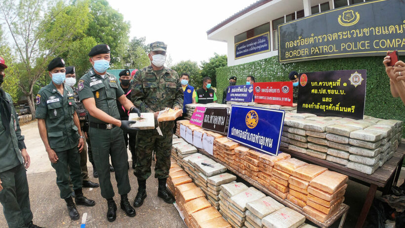 Police seize 920 kilograms of cannabis smuggled across the Mekong River