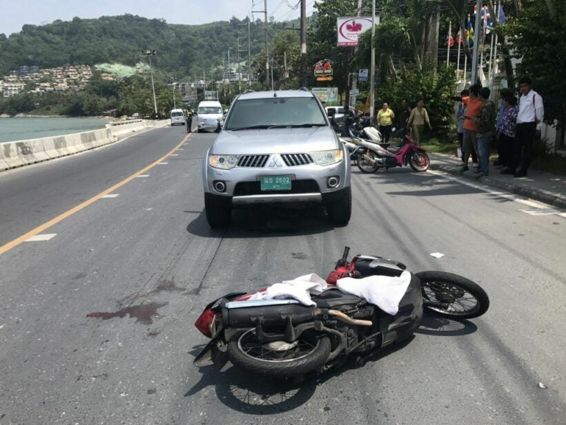 Most motorcycle accidents in Thailand involved cars cutting in front of traffic