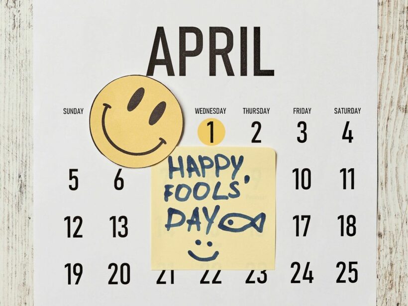 Making april. April Fool's Day jokes.