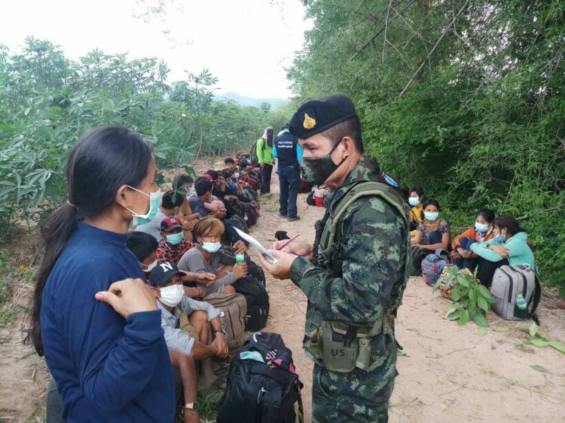 Dozens of Burmese migrants arrested at Thai-Myanmar border for entering illegally