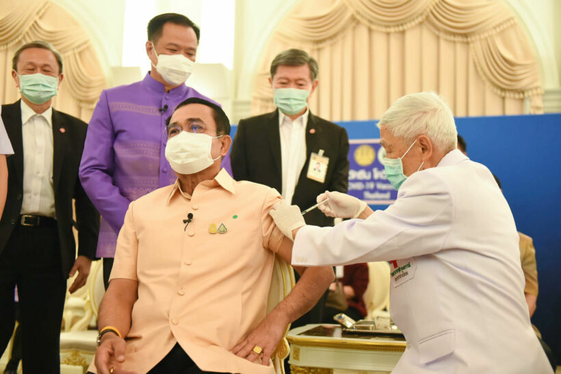 PM Prayut pushes vaccine priority for the national agenda