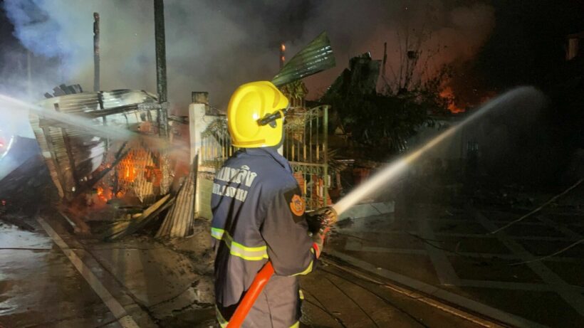 Elderly Chon Buri woman sets house on fire to thwart thieves