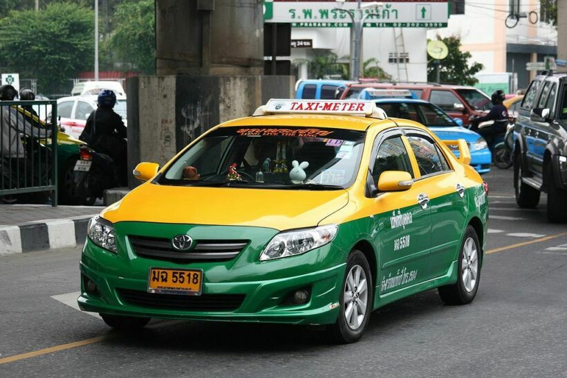 Standard taxi fee of 45-50 baht agreed but more at Thai airports