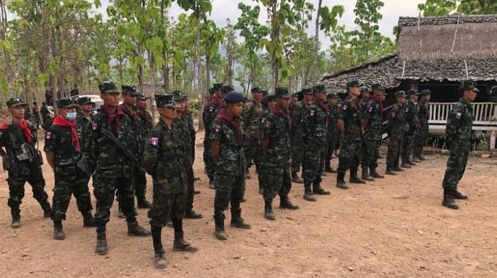 Anti-coup Burmese protesters take up military training in jungles of Myanmar