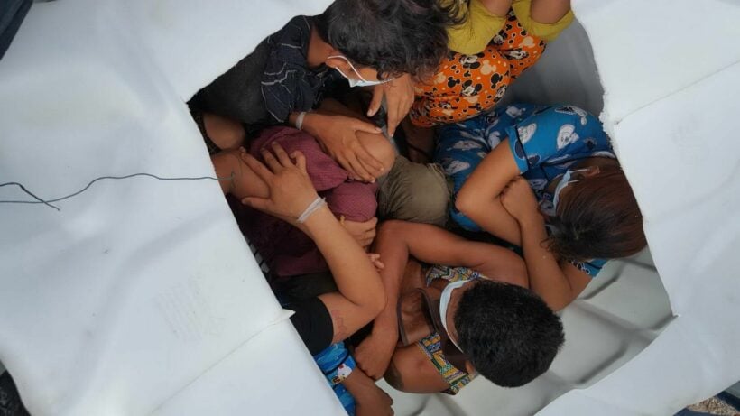 Thai-Myanmar border patrol tightens, 11 Burmese migrants caught hiding in containers