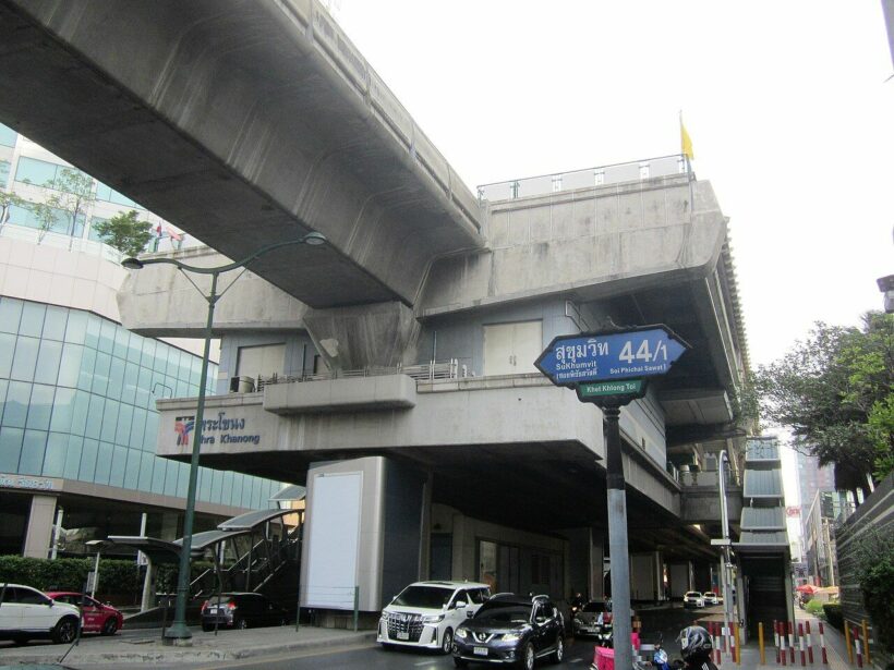 Woman dies after jumping from Phra Khanong BTS station in Bangkok