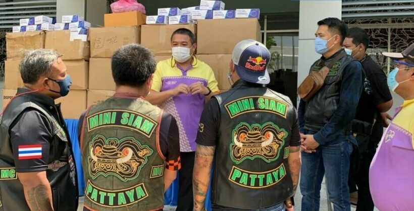 Motorcycle club donates 40,000 face masks, hand sanitiser to Pattaya prison