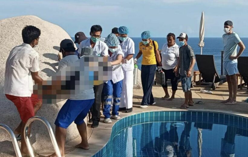 Bodies of couple who died at a Koh Tao pool sent to police hospital for autopsies