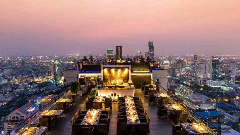 Top 5 rooftop bars in Bangkok 2024