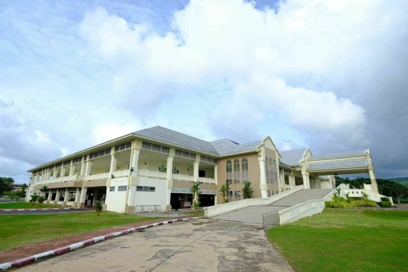 Field hospital set up in Phuket Rajabhat University for Covid-19 patients