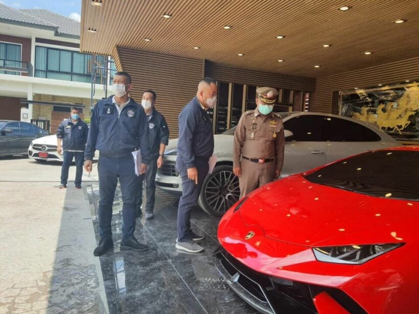 18 arrested and 8 luxury cars seized in alleged online gambling operation bust | News by Thaiger