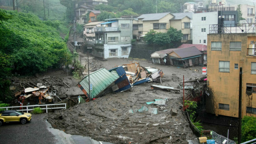 2 dead and 20 missing in Japanese landslide, rescuers continue to search for survivors