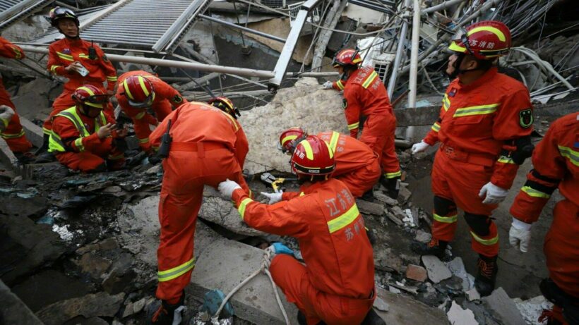 Hotel collapses in China, 17 dead