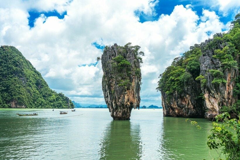 Phang Nga Bay. Photo via eltonmaxim/pixabay