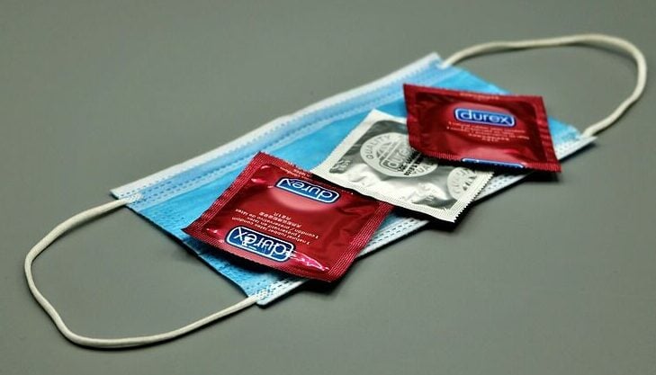 Wear a condom and a mask: Health department advises Covid “safe” sex