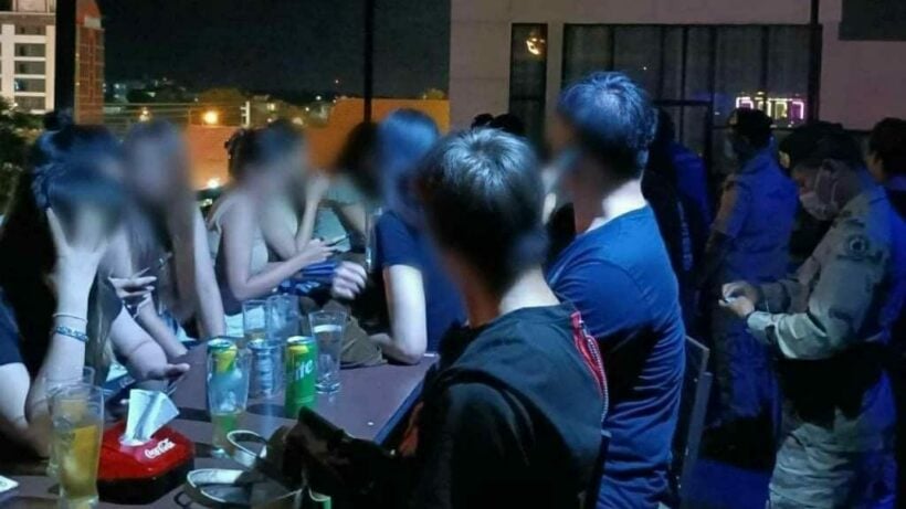 25 arrested at Chiang Mai rooftop bar