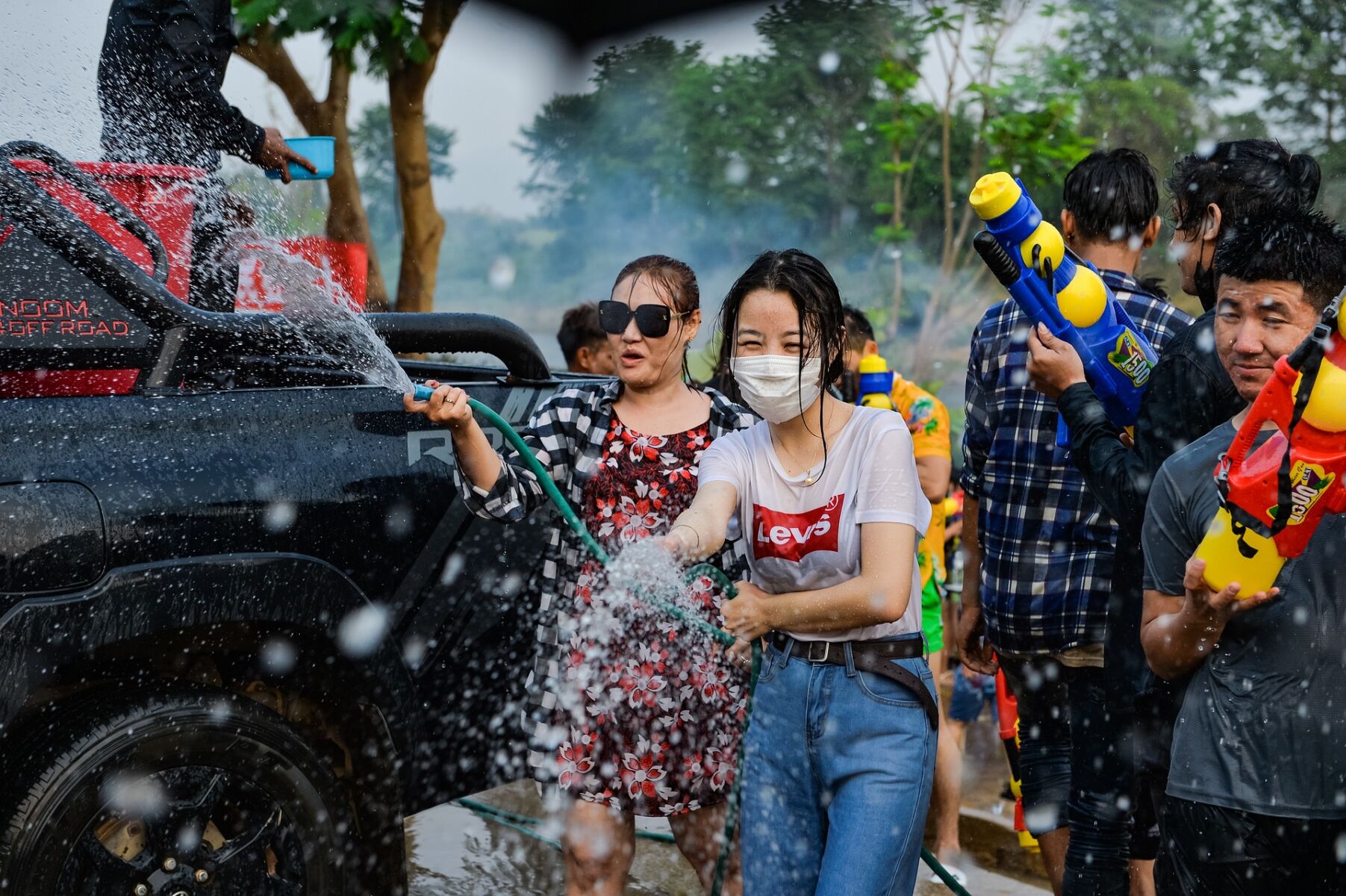 Songkran is one of the must try activities in Thailand