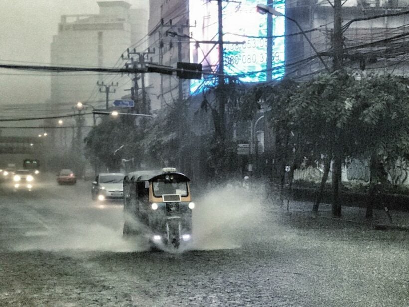 Expect thunderstorms and strong winds in parts of Thailand until Sunday morning