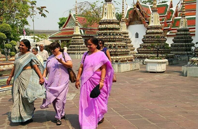 indian tourist in thailand