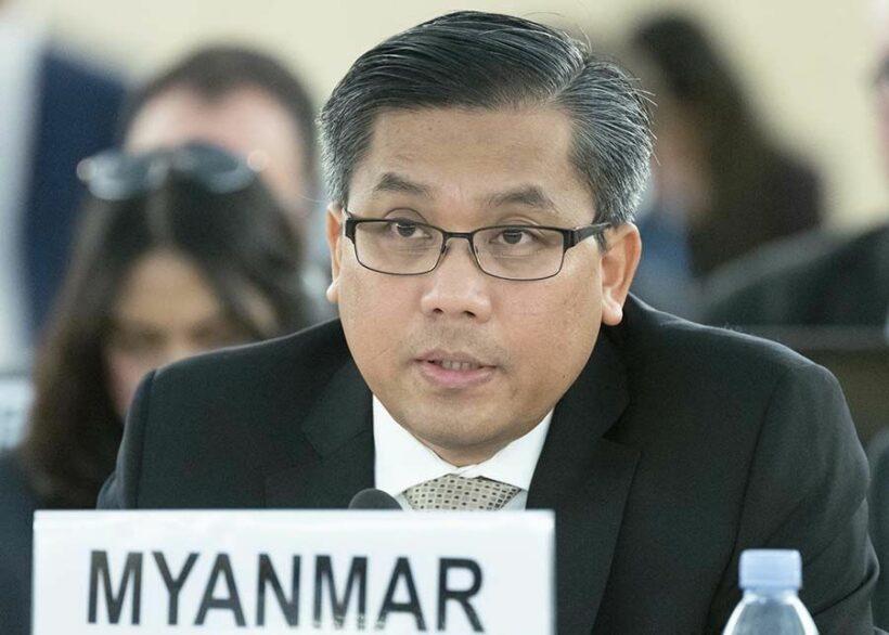 Burmese UN envoy calls for international support for democracy in Myanmar