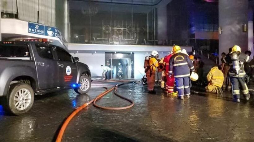 Quarantine hotel near Suvarnabhumi airport evacuated after fire