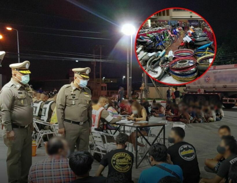 Thai police crack down on street racing, more than 300,000 motorbikes seized this year