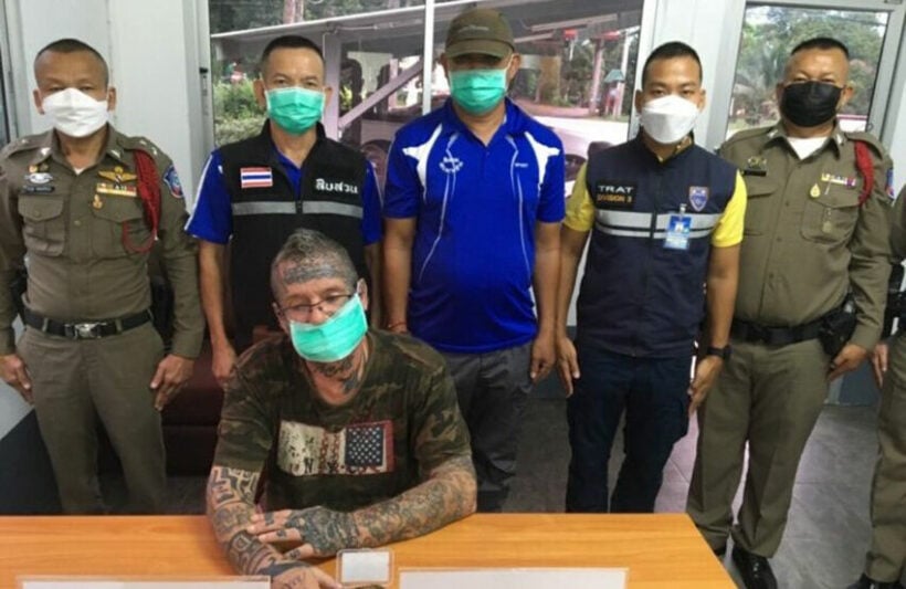 Swiss man arrested on Koh Chang after going on the rampage while high on drugs