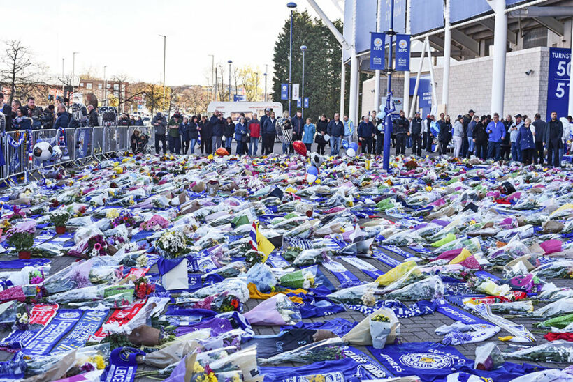 Victims’ families sue tail rotor company for Leicester City helicopter crash