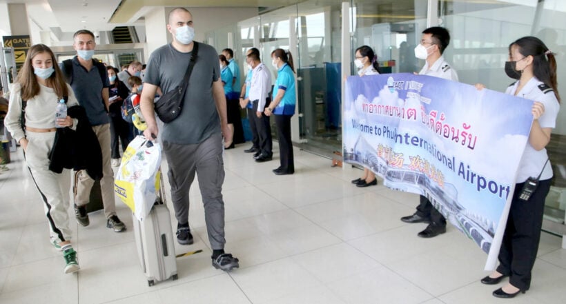 First flight from Russia lands in Phuket today with 275 travellers