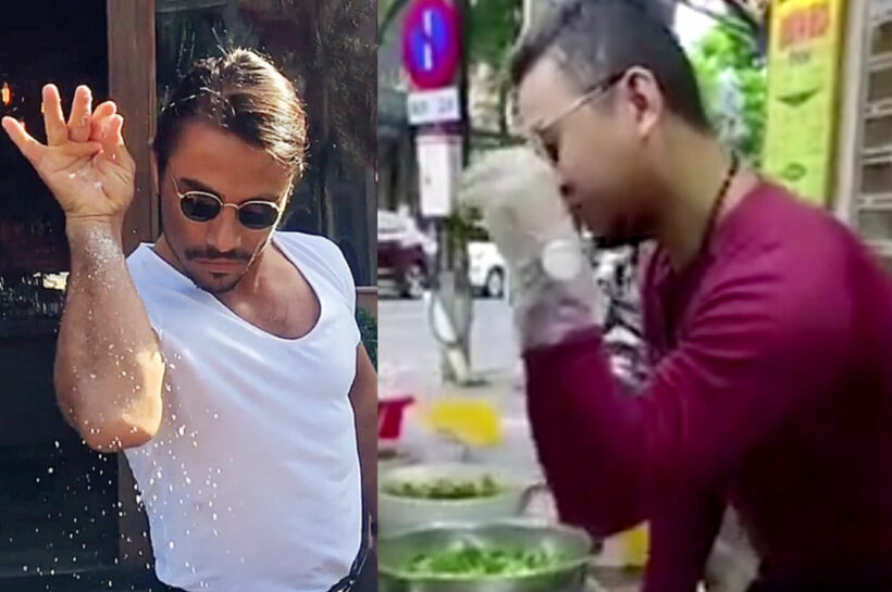 Salt Bae parody in Vietnam lands beef noodle vendor in hot water