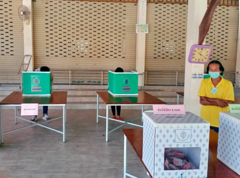 A solution for infected people to vote during Bangkok’s governor election